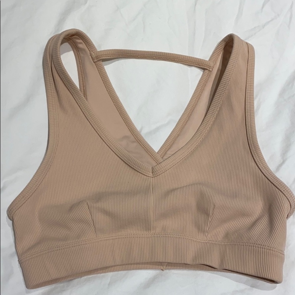 ALO Yoga Light Pink/Nude Sports Bra